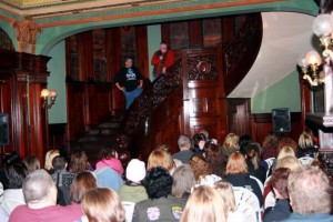 Ghost Hunt Weekends fans at the Rhodes Hall in Atlanta GA with Joe Chin and Chip Coffey